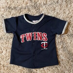 Toddler Minnesota Twins Baseball Jersey 2T Navy Red White